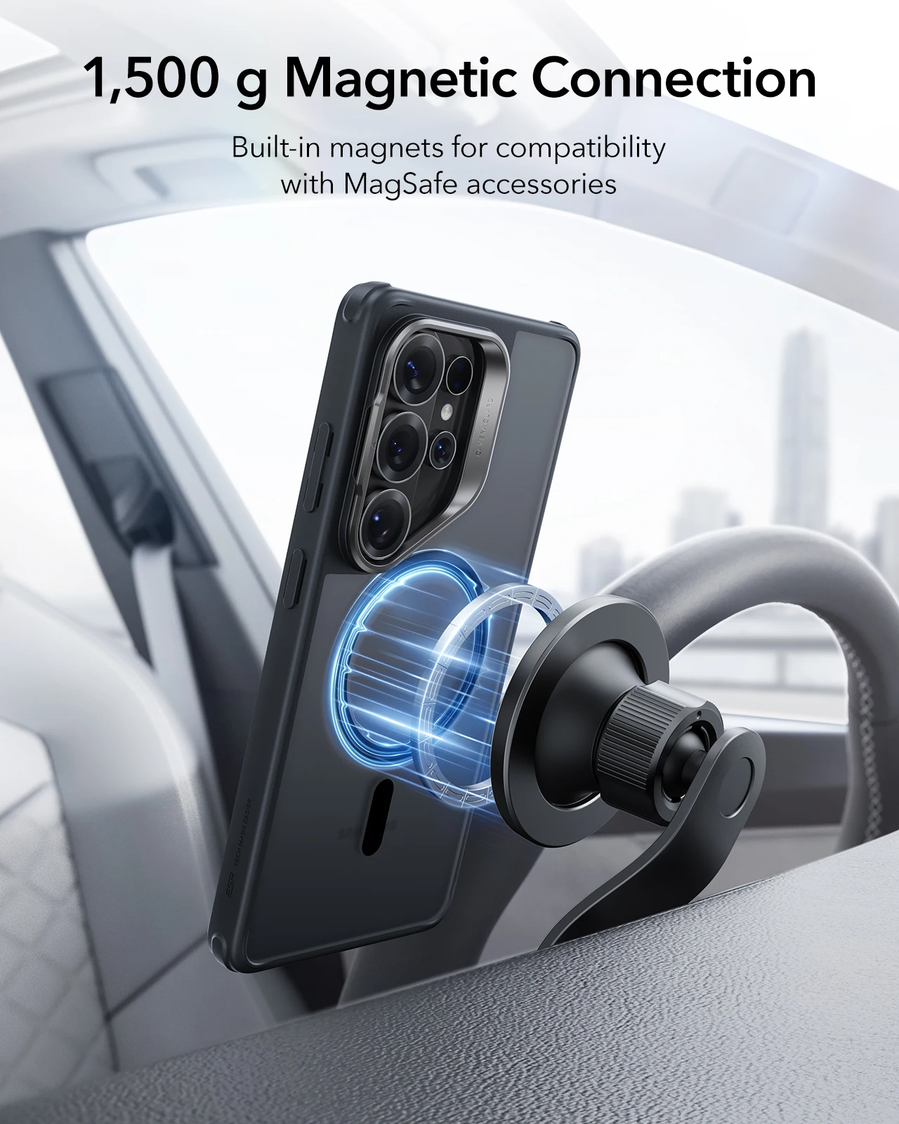 Etui ESR dla Galaxy S26 Ultra Classic Hybrid Magnetic Case z ochroną o wojskowym stopniu ochrony dla Samsunga S26 Ultra — zdjęcie produktu 6