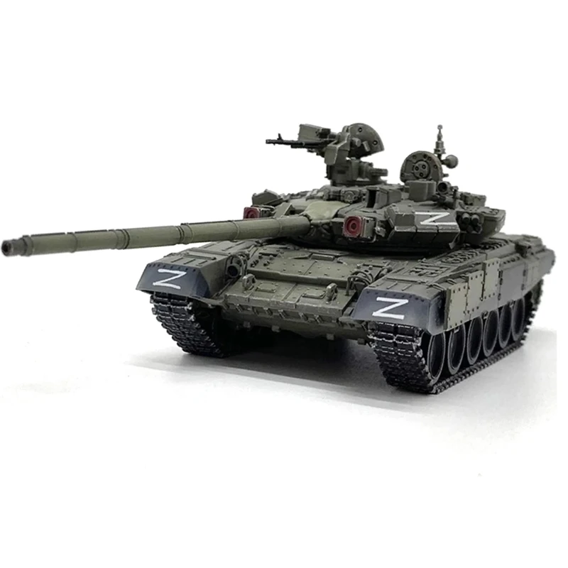 1: 72 Scale Model Russian T90 T-90A Main Battle Tank Finished Product Special Operations Armored Vehicle Collection Display Gift