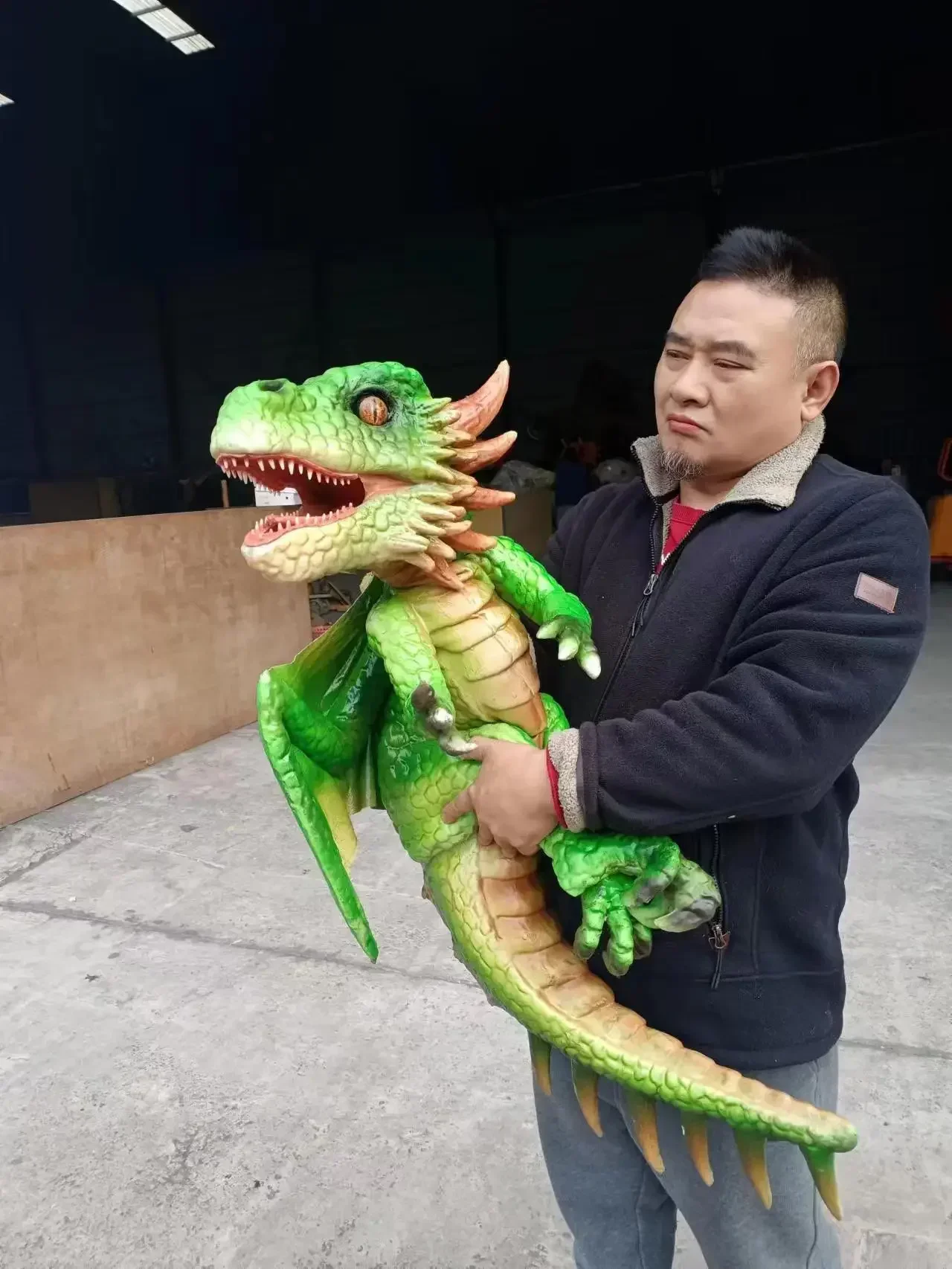 Hand Made Design Dragon Life Size Popular Cosplay Design Dino Performance Costume Dinosaur Puppet Suits Cosplay Dino Suit