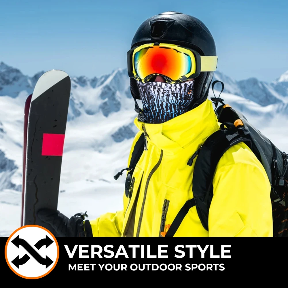 Winter Cold Weather Scarf Neck Warmer Gaiter Fleece Face Mask Skiing Snowboard Thermal Neckerchief Snood Tube Bandana Men Women