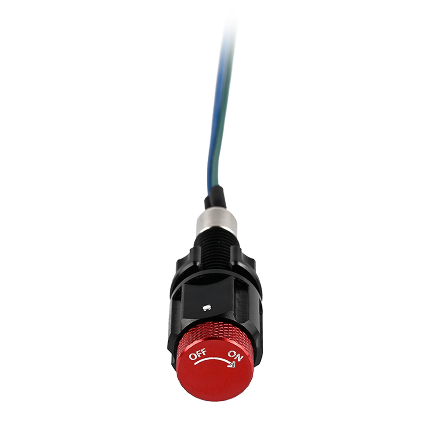 M8 underwater switch, robot knob on-off waterproof aluminum alloy switch ROV deep sea control