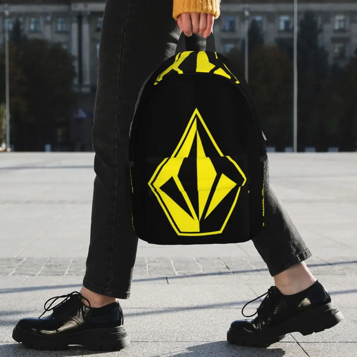 Volcom Logo Backpacks Teenager Bookbag Casual Children School Bags Laptop Rucksack Shoulder Bag Large Capacity