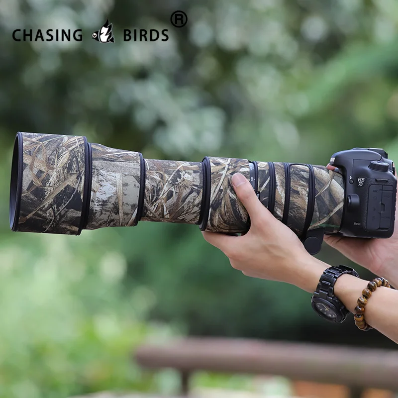 

CHASING BIRDS camouflage lens coat for SIGMA 150 600mm F5-6.3 DG OS HSM Contemporary waterproof and rainproof protective cover