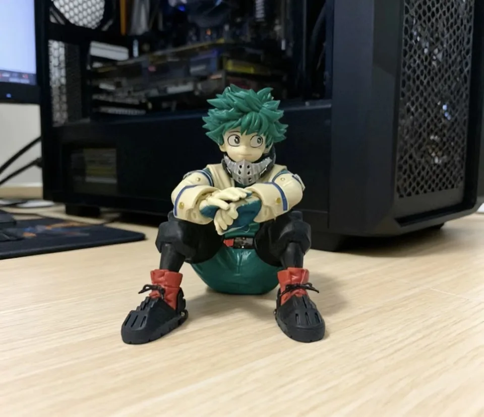 Figurine de dessin animé My Hero Academia Todoroki Shoto, figurines d'action en Pvc à moitié genoux, modèle de personnage d'anime, jouets, série de Collection de cadeaux