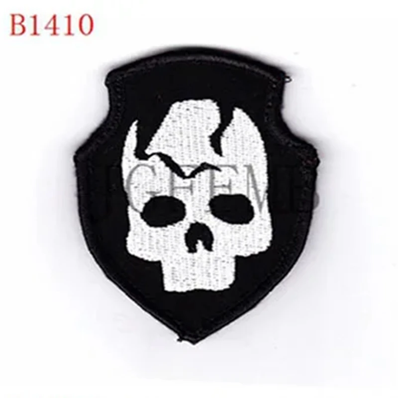 Military Embroidery Patch, Stalker Skull, Embroidery Patch