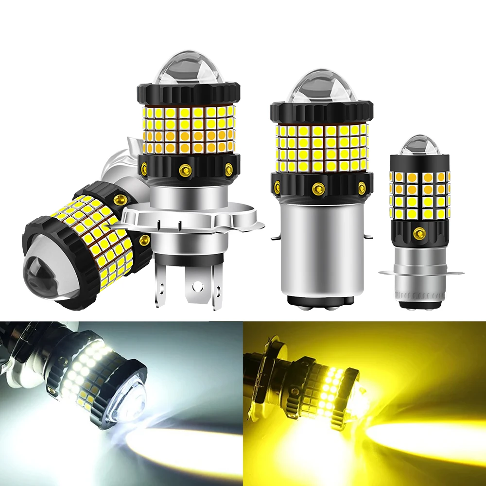 30000Lm P15D BA20D h4 Led Headlight Motorcycle LED bulb CSP chip Lens Spotlight Fog Lamp for Motobike Scooter Running Light 12V