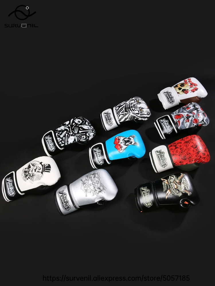 Gancho & loop luvas de boxe luvas de treinamento de luta mma muay thai luva durável mão suporte de pulso saco pesado equipamentos de treinamento de fitness