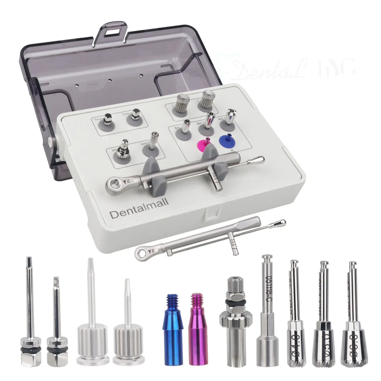 Dental  Universal Implant Screw Drivers Bone Profiler Kit Torque Wrench Removal Hand Tool