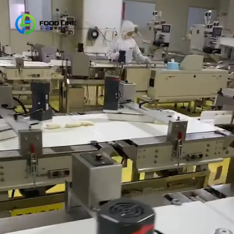Customized Industrial Electric Single Row Pocket Pita Bread Production Line Bakery Peanut Butter Filling Making Machine