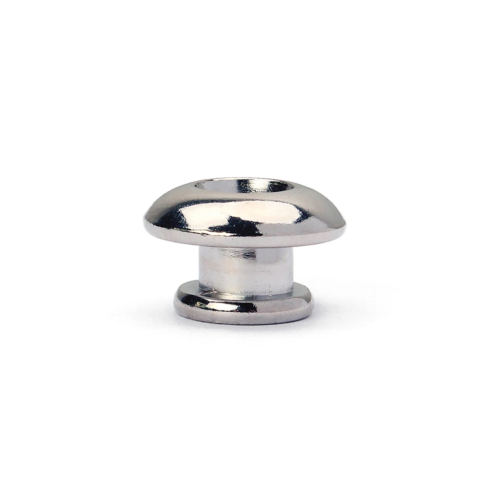 

2 Pcs Bass Guitar Mushroom Head Buckle Mushrooms Strap Lock Button with Locks Metal