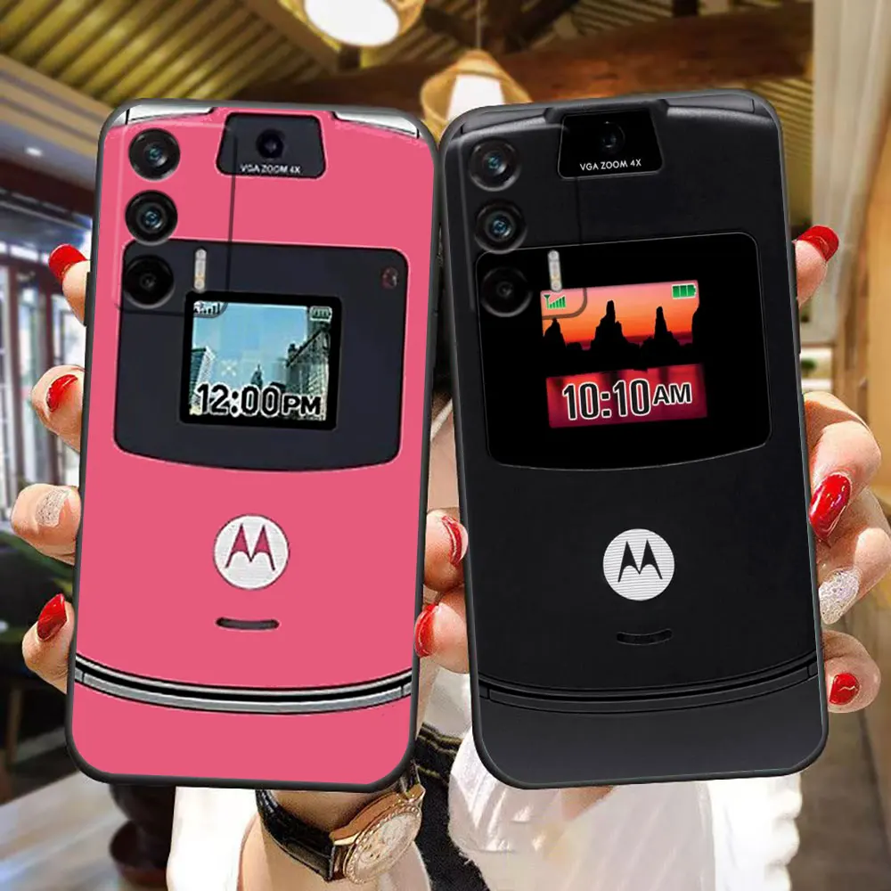 Bunte Vintage M-Motorola Custom Handyhülle für Realme C75 C65 C63 C55 C53 C35 C33 C30 C21Y C21 C20 C15 C11 GT NARZO 50 Hülle