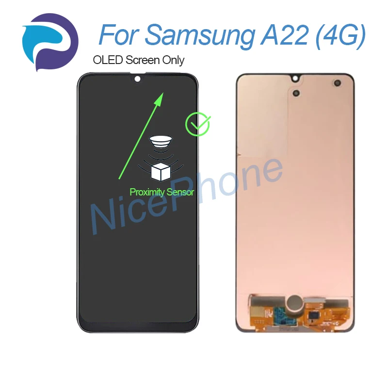 For Samsung A22 4G LCD Display Touch Screen Digitizer Replacement SM-A225F/F/DS/M/M/DS For Samsung A22 Screen Display