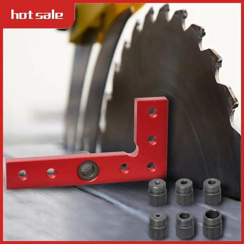 

A52I-Self-Centering Dowel Jig Line Scriber Dowel Jig Square Center Finder Wood Working Tool A