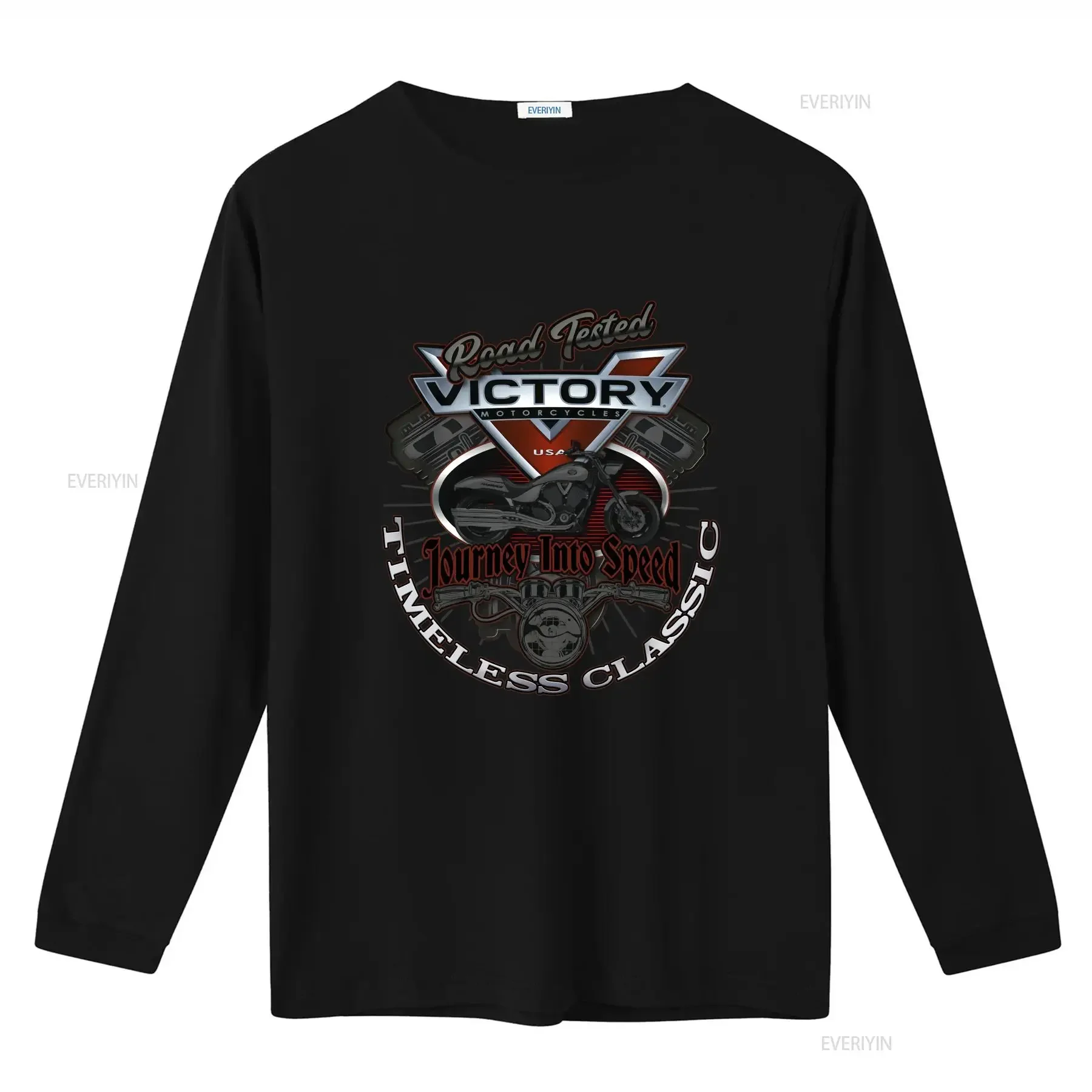 Victory Motorcycles Softstyle T Shirt vintage Washed Stylish graphic homme Breathable Top For Everyday Wear Slightly Soft image 3