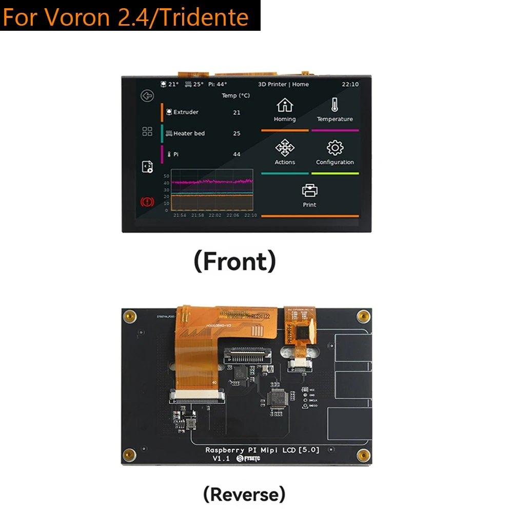 

Brand New 3D Printer HDMI-Compatible 7-inch Screen for Voron 2.4/Tridente HDMI-Compatible Touchscreen Display 3D Printer Parts