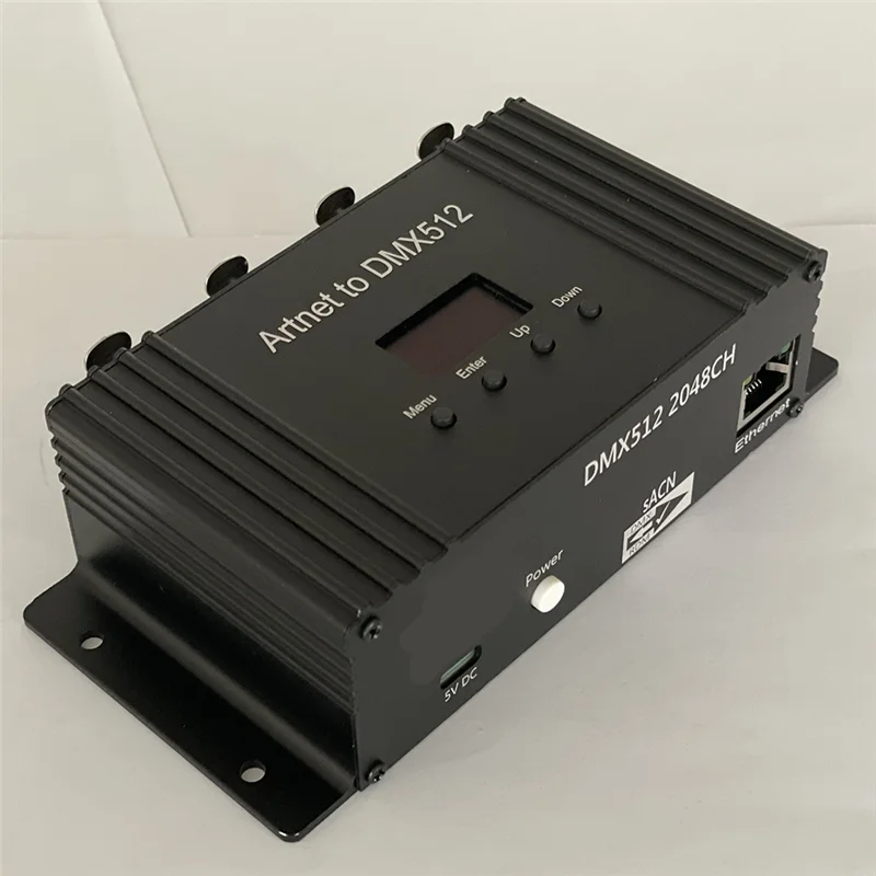 FULL-Artnet DMX512 Контроллер освещения Ethernet Контроллер освещения Ethernet Universe 2048CH LONGYING