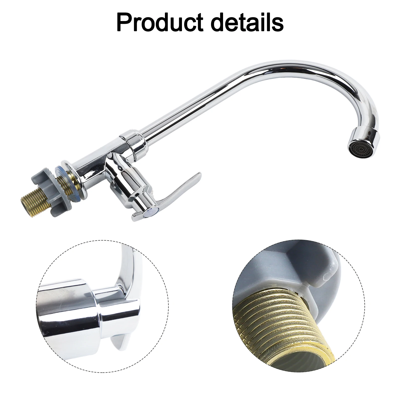 Kitchen Faucet Kitchen Plastic Steel Faucet Single Cold Water Sink Faucet Single Handle Swivel For Kitchen Bathroom Fixture