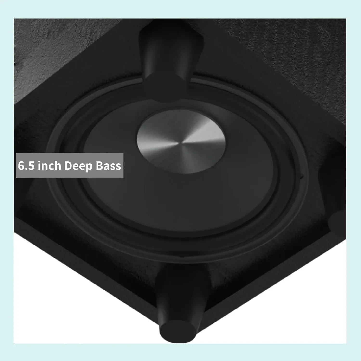 Ibass 6.5 بوصة مضخم الصوت السلبي يعزز باس سطح المكتب المسرح المنزلي مكبر كهربائي مضخم الصوت 100 واط عالية الطاقة النقي باس