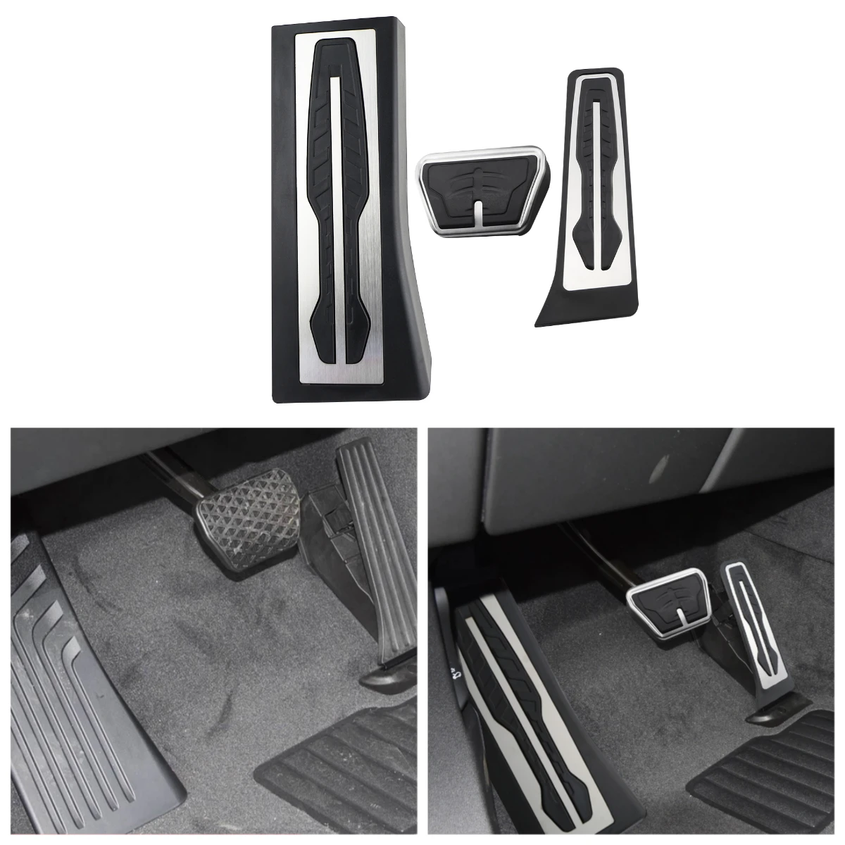 Car Gas Accelerator Pedal for BMW X5 G05 X5M X7 G07 2019-2025 LHD Auto Footrest Brake Pedal Pad Cover Car Accessories