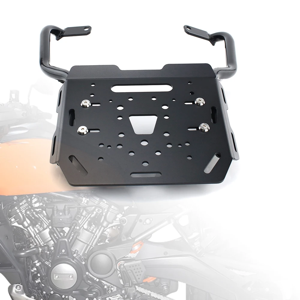 Apto para harley davidson pan américa 2020-2024 caso superior traseiro rack transportadora da motocicleta traseiro bagageiro suporte de bagagem