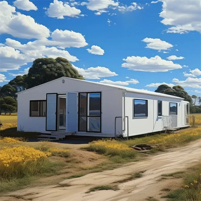 

Container Houses 3 Bedroom Prefab 20FT Customized Insulated Prefabricated Temporary Movable Home Expandable Container House