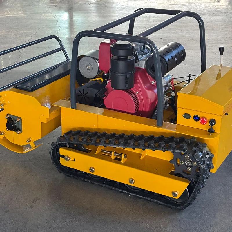 Cortador de grama de esteira automático com controlador industrial sem fio certificação CE EPA personalizado com controle remoto Novo sistema robô G