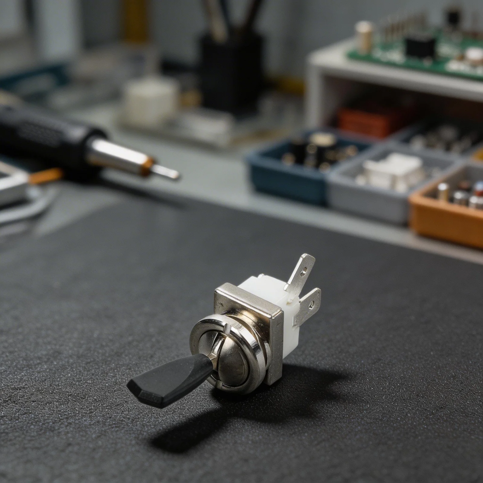 Aftermarket Part Single Pole Switch For Car Restoration Rated 10amps At 12V 14.5mm Hole Required For Land Rover