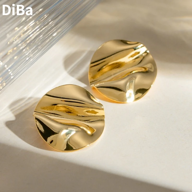 

Fashion Jewelry European and American Design Irregular Metal Stud Earrings For Women Party Gifts Cool Trend Ear Accessories