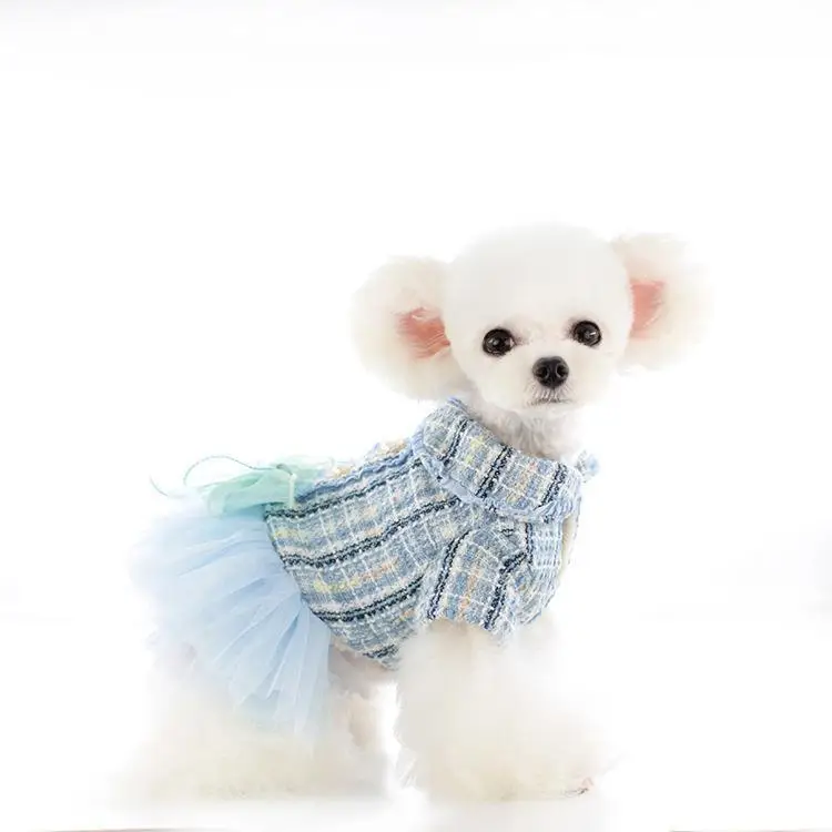 Pet Clothes Autumn Winter Dog Clothes Cat Clothes Are Smaller Than Bear Clothes Fragrant Cotton Dress Dog Plush Winter Cotton