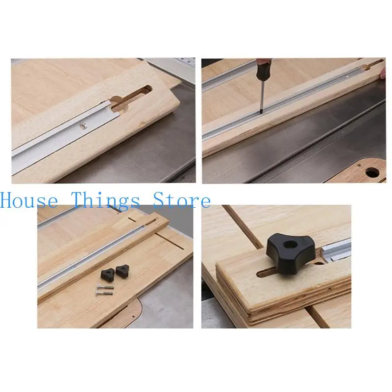 652F Fixture Slot Router Table Woodworking Tool Dubbele gesneden malprofiel 30/40/50/60