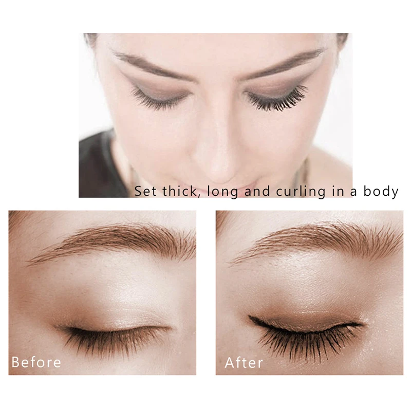 Eye Makeup Mascara Eyelash Extension Make Up Waterproof  Lengthening Cosmetics Thick Slender Curling 4D Silky Eyelash TSLM2