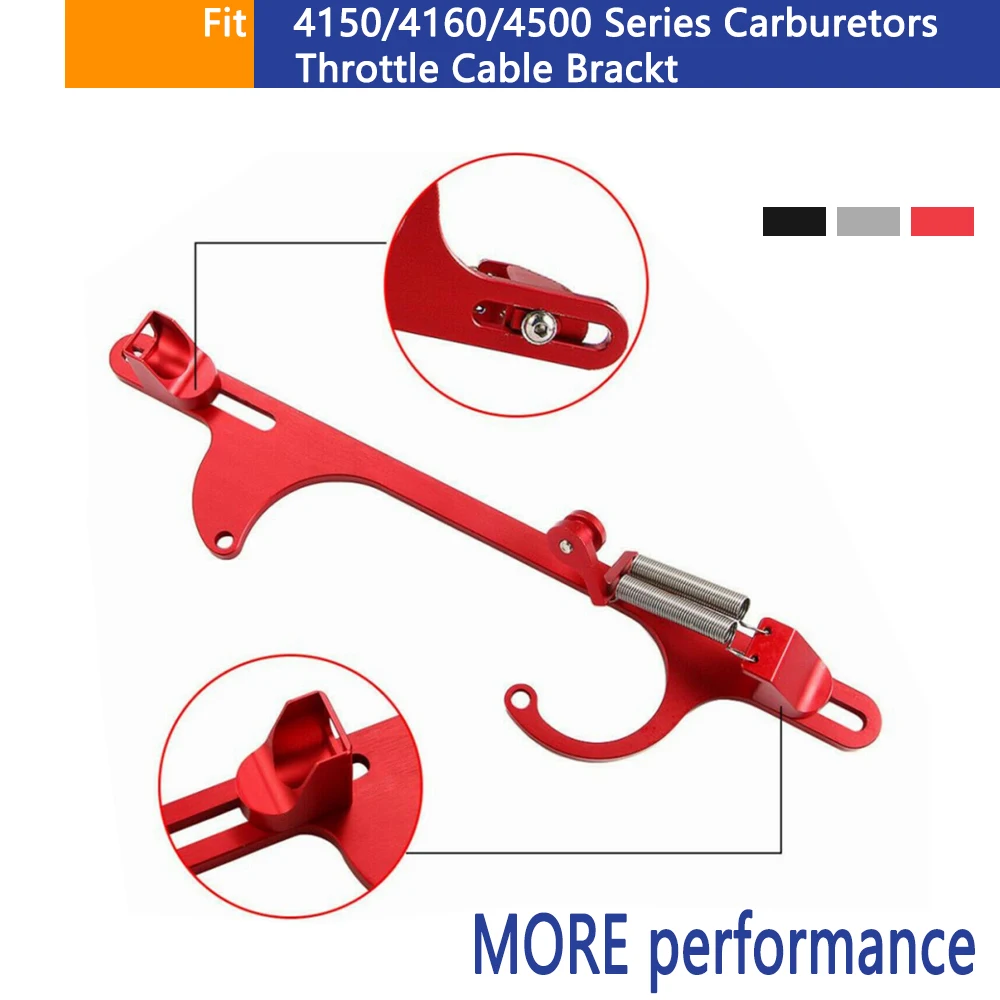 

Soporte Cable Acelerador Motor Aluminio para Carburador Serie 4150 4160 350 SBC