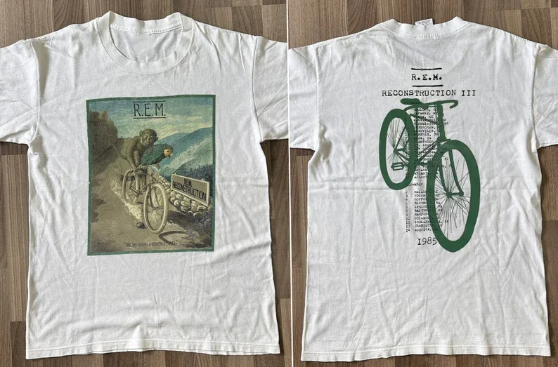 R. e. m、1985 RepliciiTour Tシャツ