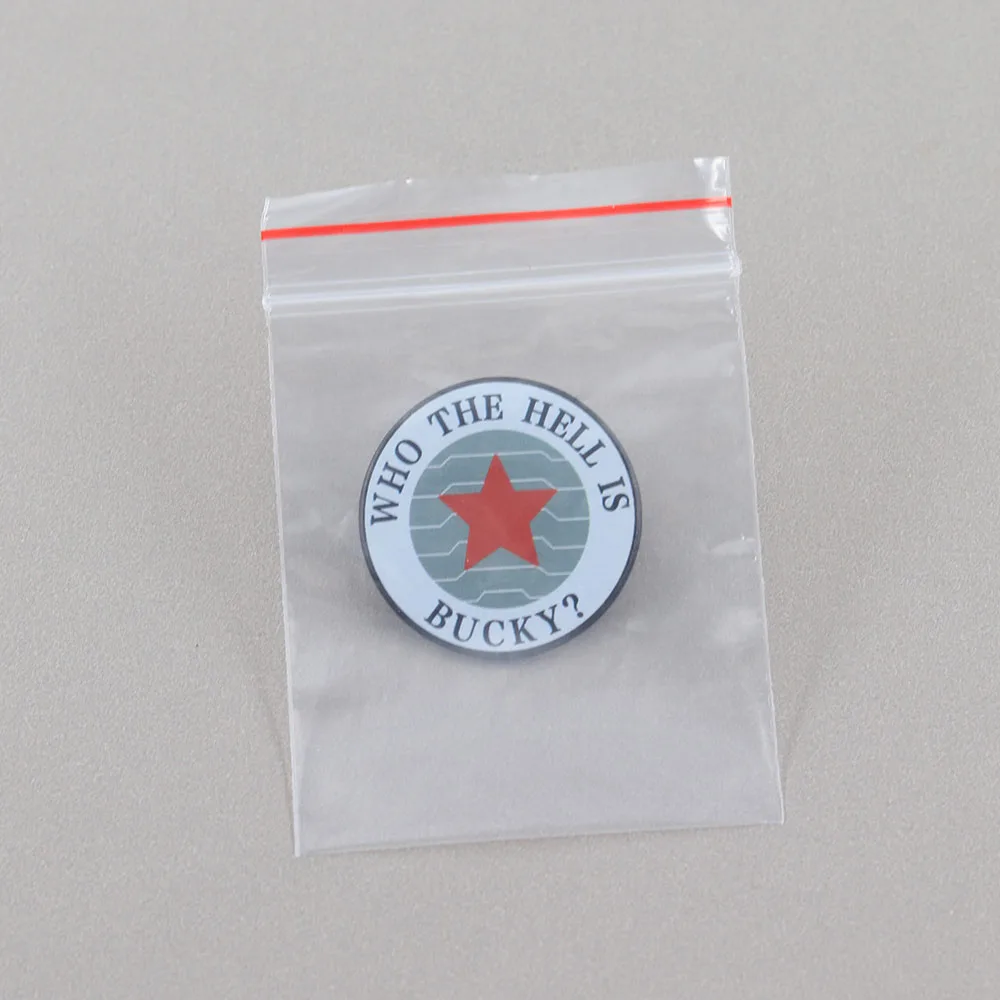 Klassische Filmzitate Broschen Fünfzackiger Stern Metall-Abzeichen Modische Anstecknadeln für Rucksäcke Hüte Accessoires Geschenke für Filmfans – Detail 14