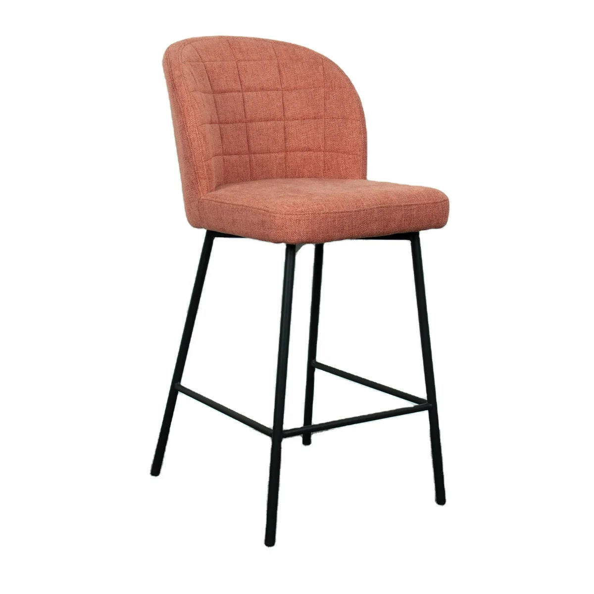 

￥#Luxury Modern Design Armless Bar Chair with Boucle Thickened Seat Cushion for Dining in Kitchen Pub or Counter Bar Stool
