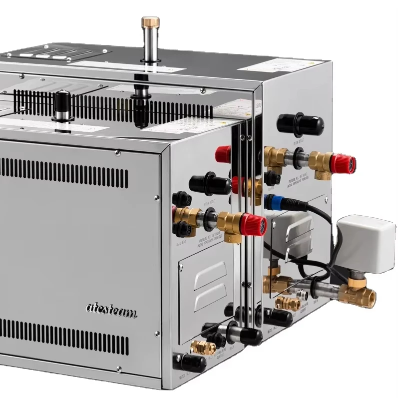 

Ultra 2.4G WiFi AC 3KW Self-Draining Wet Steam Bath Spa Machine New Release for Home & Commercial Use