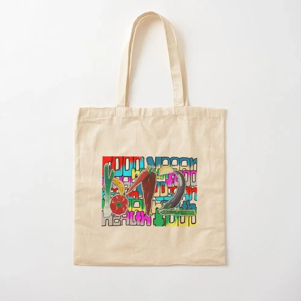 B12-FRUITS&VEGGIES, jute bag Tote Bag Shopper handbag woman shopping bag Big women Gift