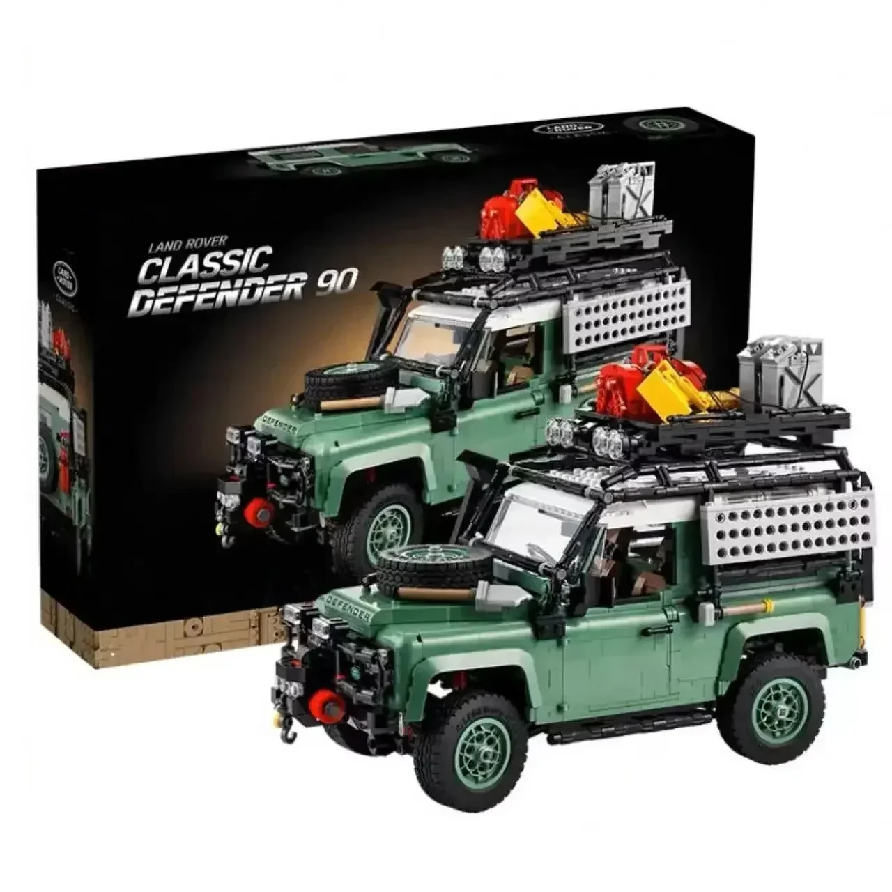 The new high-tech Land Rover Defender 90 bricks are compatible with super off-road racing building blocks, mechanical models, ed