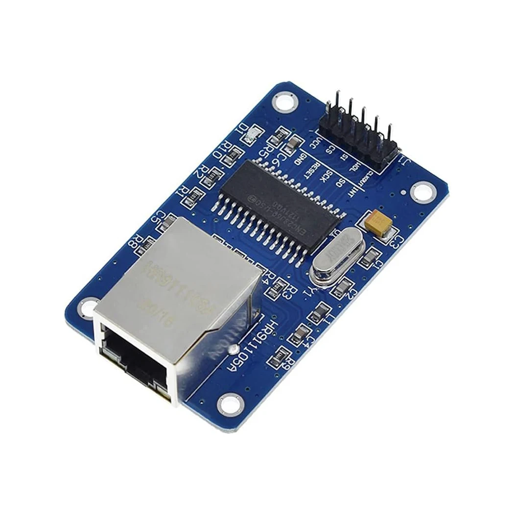 ENC28J60 ENC28J60-I / SO HR911105A Módulo de red LAN Ethernet Interfaz SPI 3,3 V para Arduino AVR PIC LPC STM32