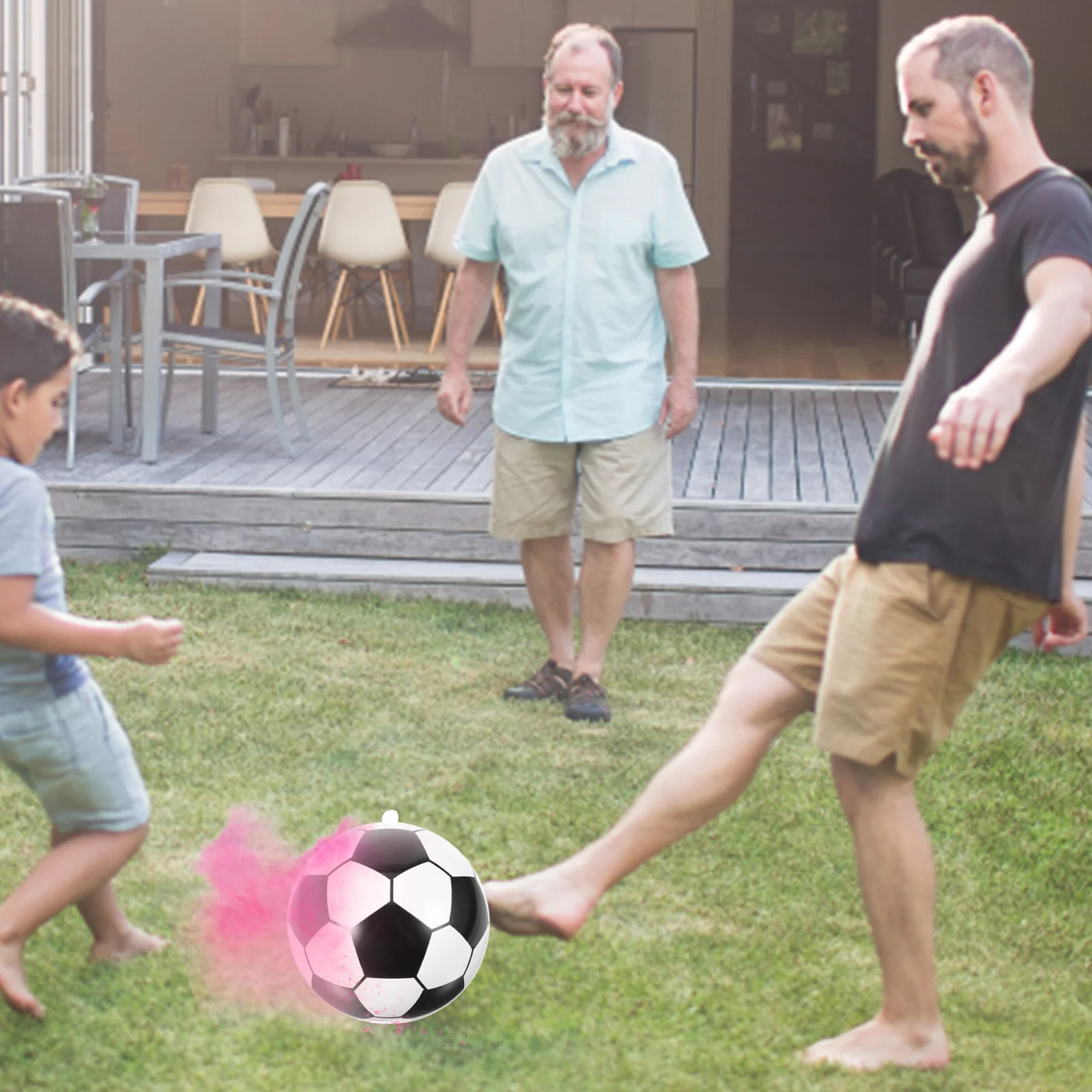 Voetbal Geslacht Onthullen Kit Voetbal Feestartikelen Ornament Baby Douche Voetballen