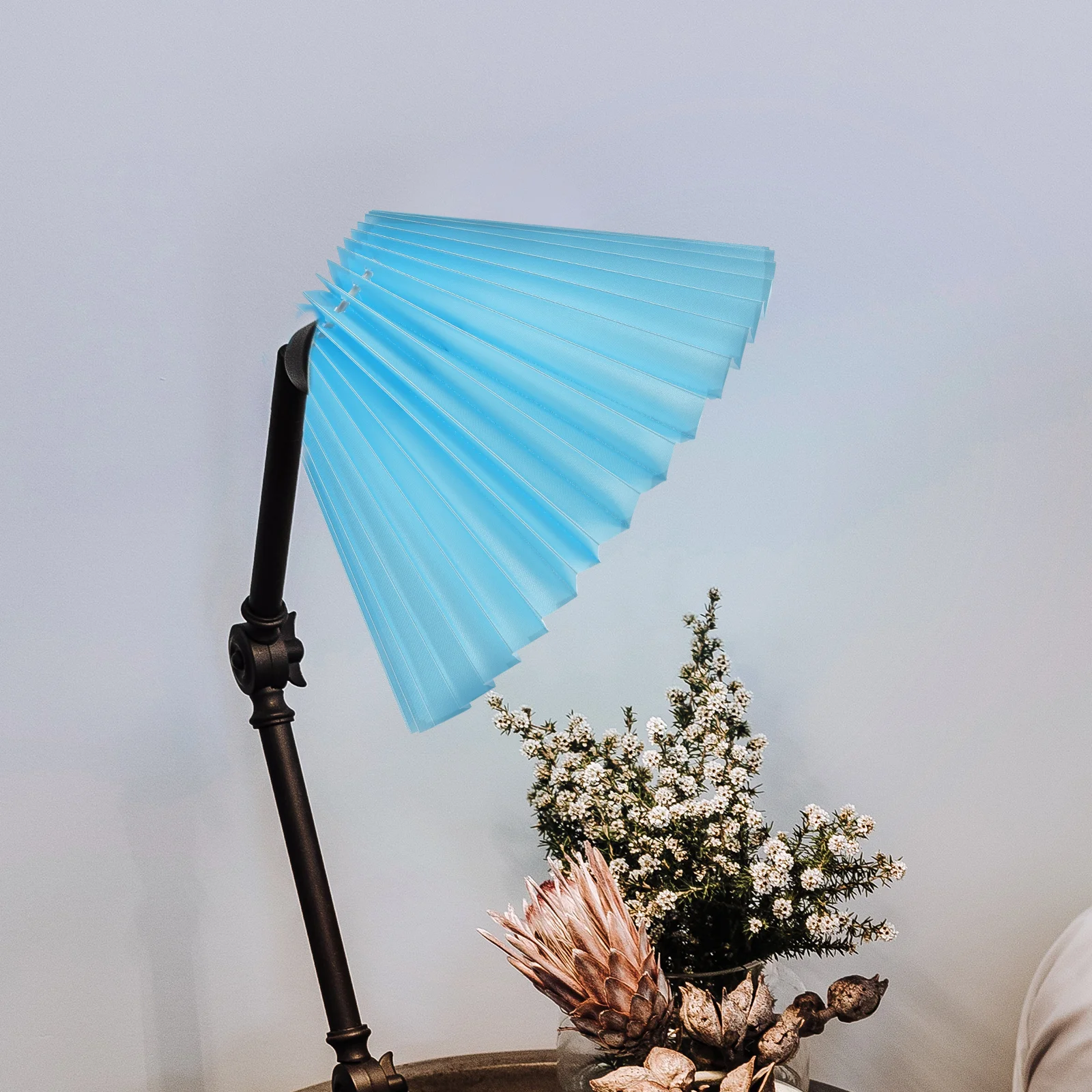 

Pleated Lampshade Table Light Cover Accessory Home Decor E27 Cloth Bedroom Mood Lighting Lampshade Attachment