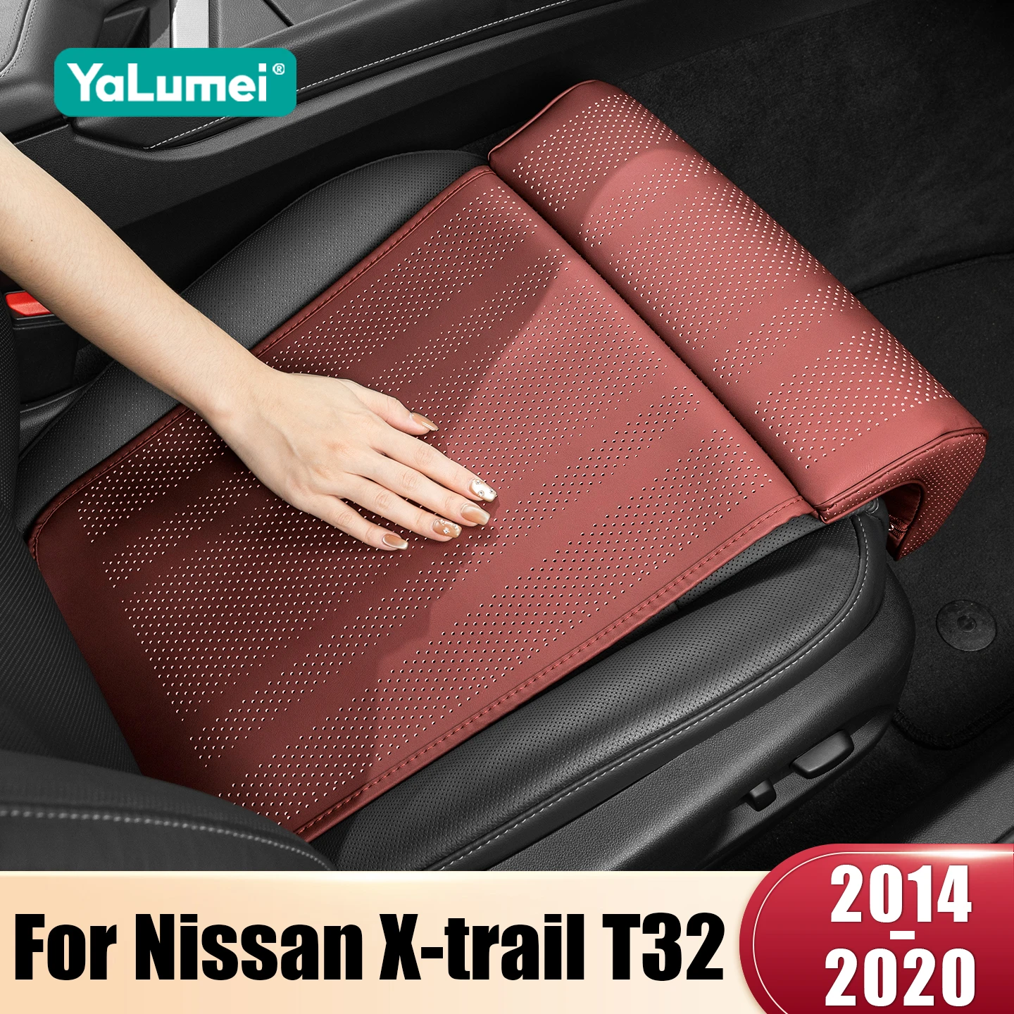 

Подушка-накладка для поддержки ног на сиденье автомобиля Nissan X-Trail T32 Rogue 2014-2025 (2016, 2017, 2018, 2019, 2020)