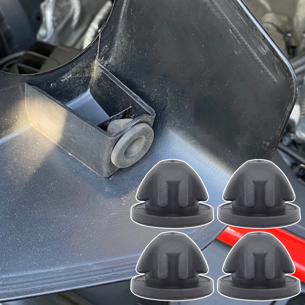 4Pcs Engine Cover Trim Rubber Mount Grommet Bush Bump Stop For BMW F20 F45 E90 E91 F33 F10 F12 F01 X1 X2 X3 X4 X5 X6 X7 MINI