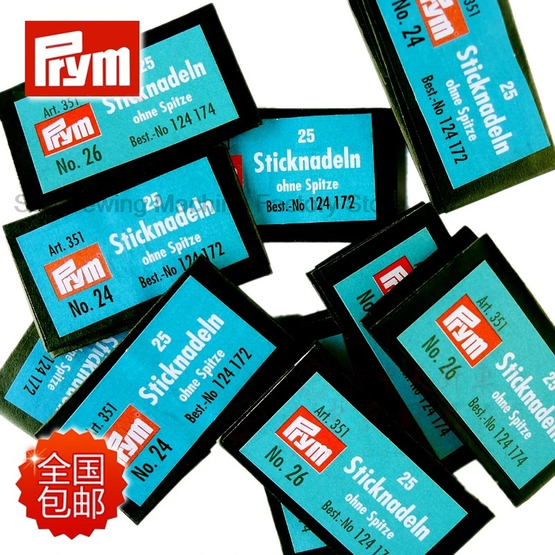 Немецкий подлинный инструмент для вышивки крестом Prym, игла для ручной вышивки Tylostyle, тупая игла Sticknadeln, игла ручной работы