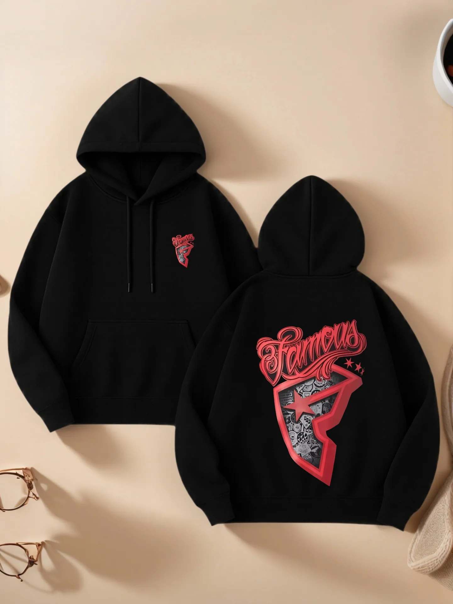 

Женская толстовка с графическим рисунком, эстетический дизайн, буквенный принт, повседневная уличная одежда, мягкая ткань, повседневная повседневная одежда, для молодых мужчин