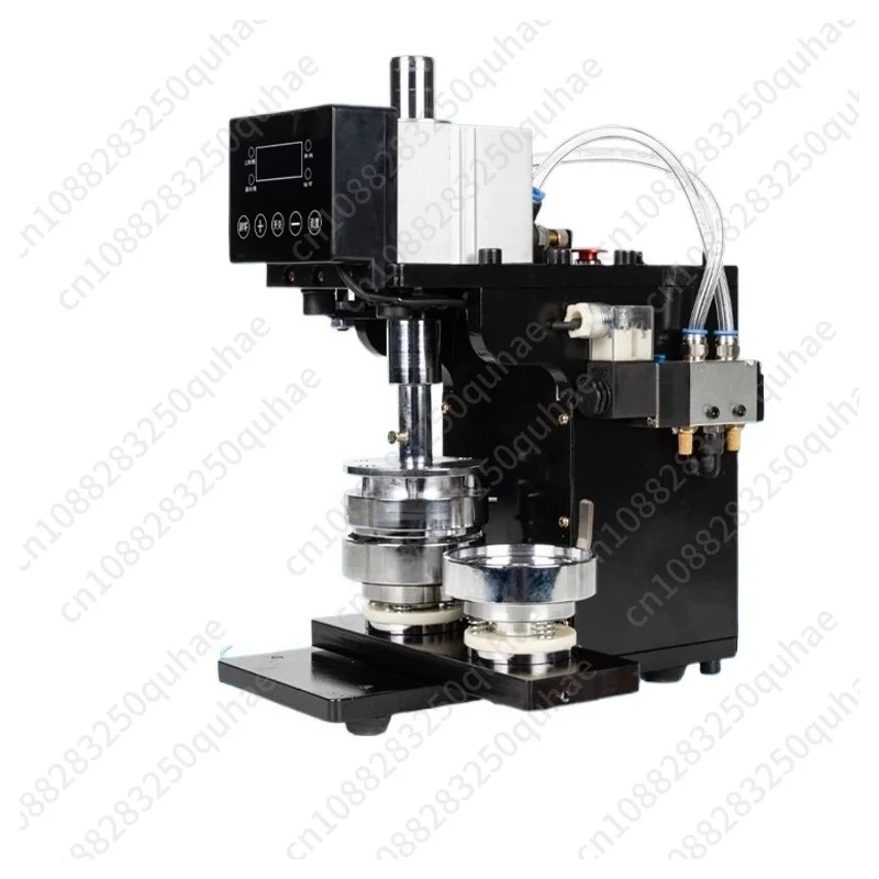 Pneumatic Automatic Button Maker, Tin Badge Press Machine With Mould For Badge Production