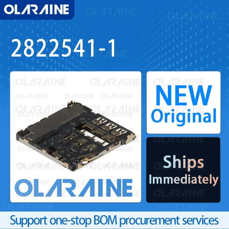 

20/50/100Pcs 2822541-1 100% brand new and original IC chip Memory card connector 6 Contact