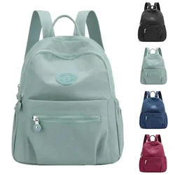 Mochila versátil de grande capacidade feminina, mala de viagem leve, mini mochila livro, mochila feminina, mochilas escolares