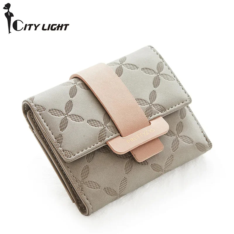 New Fashion Women Short Purse PU Leather Female Soft Small Wallet carteras para mujer