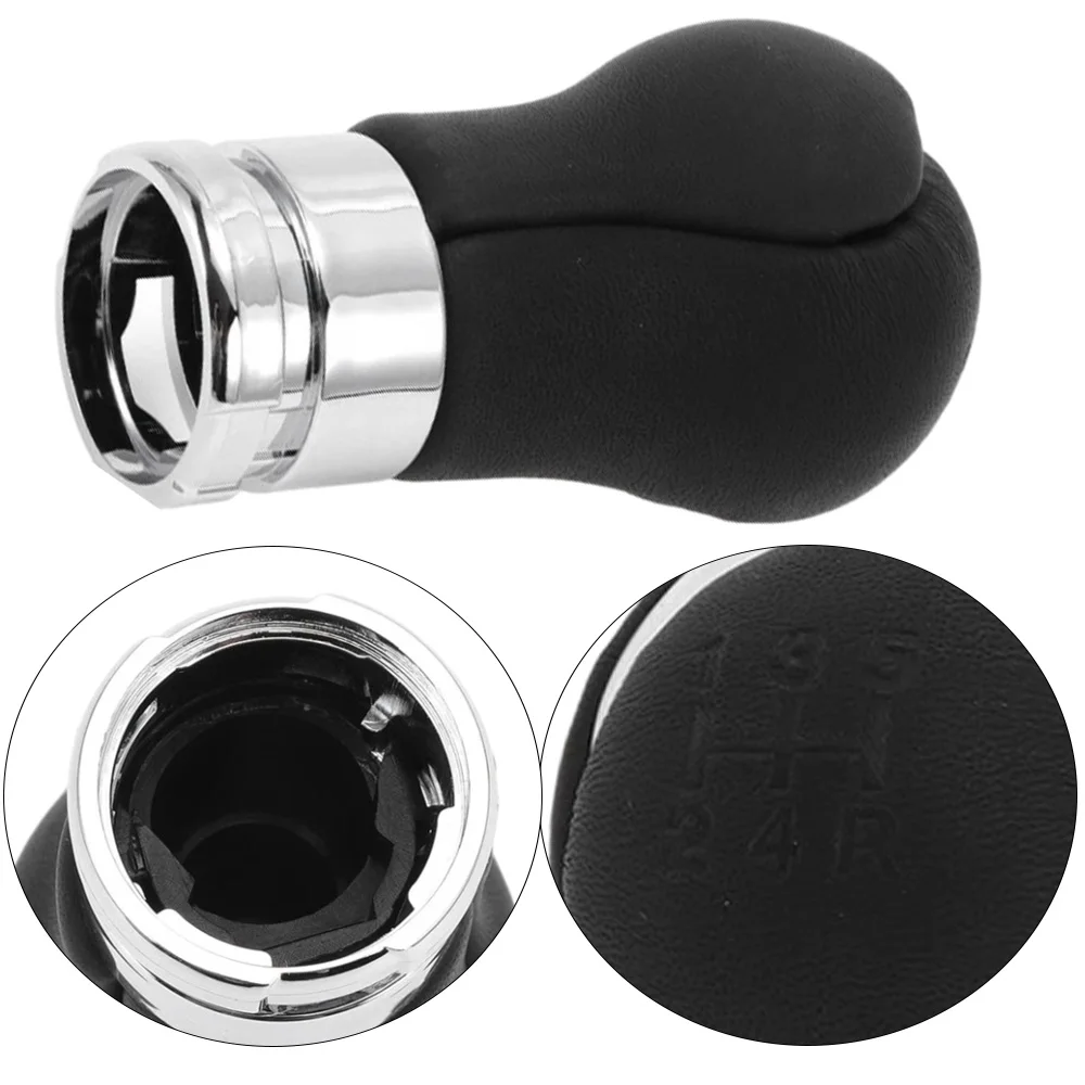 

5/6 скоростей, пластиковая и искусственная кожа, черная ручка рычага ручного переключения передач для Toyota Hilux Revo 2015-2020